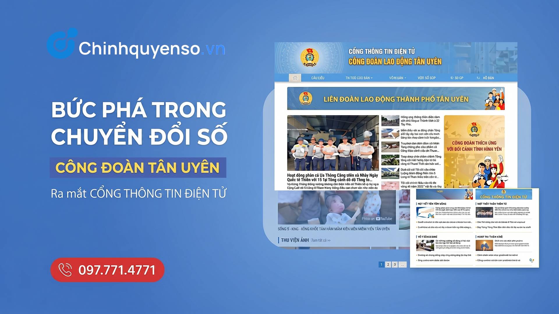 Công Đoàn Thành Phố Tân Uyên Đẩy Mạnh Chuyển Đổi Số Với Cổng Thông Tin Điện Tử Mới Năm 2024