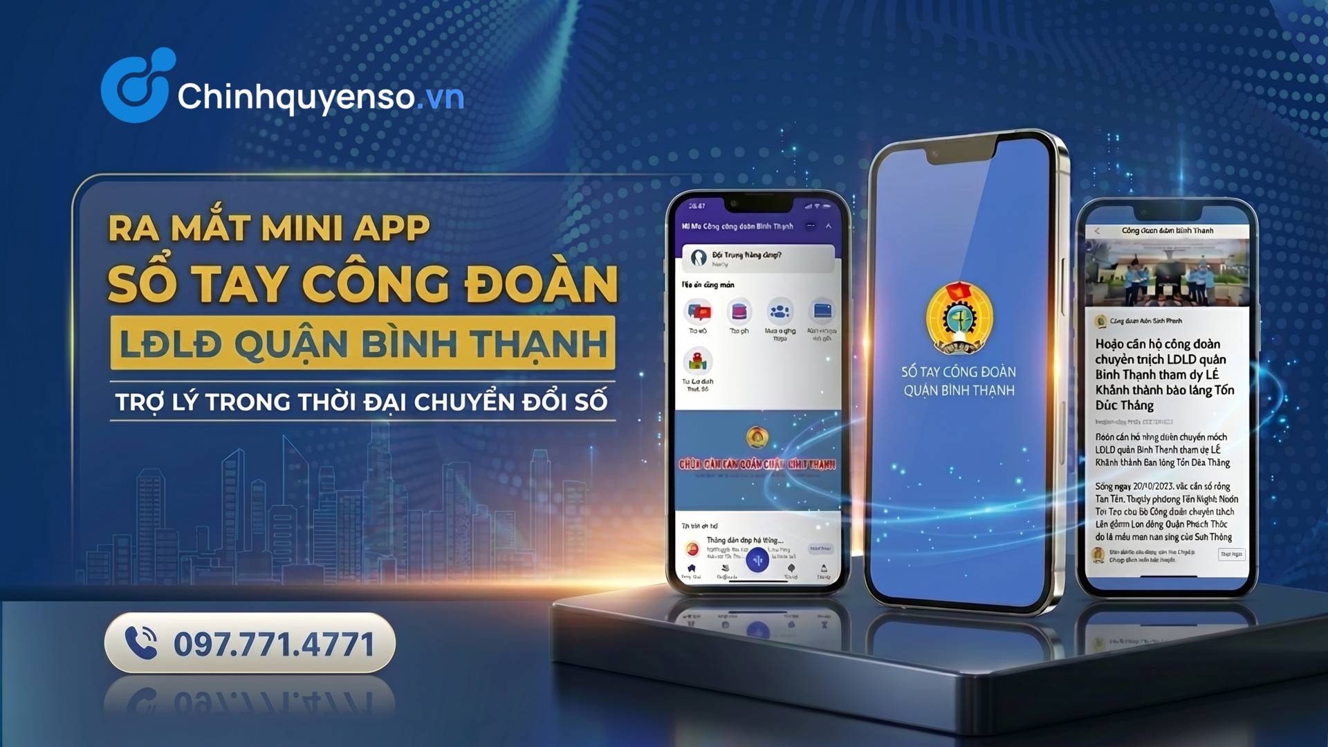 Mini App "Sổ tay Công đoàn quận Bình Thạnh" – Bước Tiến Mới Trong Chuyển Đổi Số Công Đoàn
