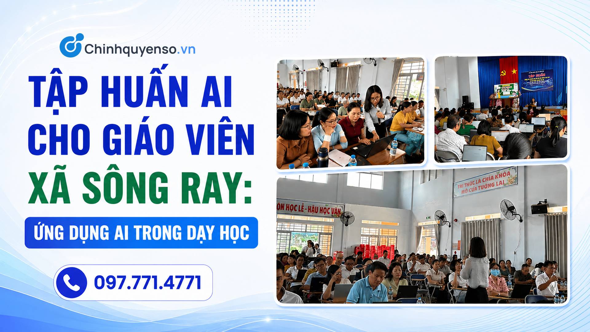 Tập huấn AI cho giáo viên Xã Sông Ray ứng dụng AI trong giáo dục