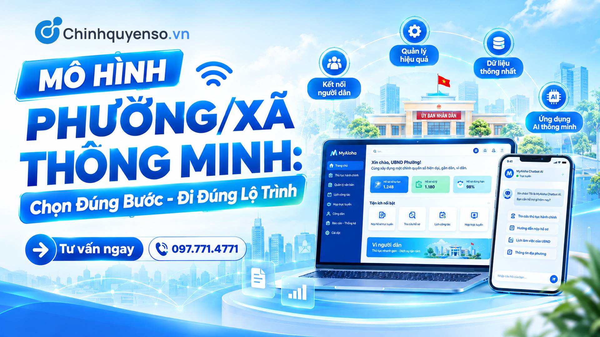 Ảnh minh hoạ bài viết: Đề án phường/xã thông minh: Nên bắt đầu từ những cấu phần nào?