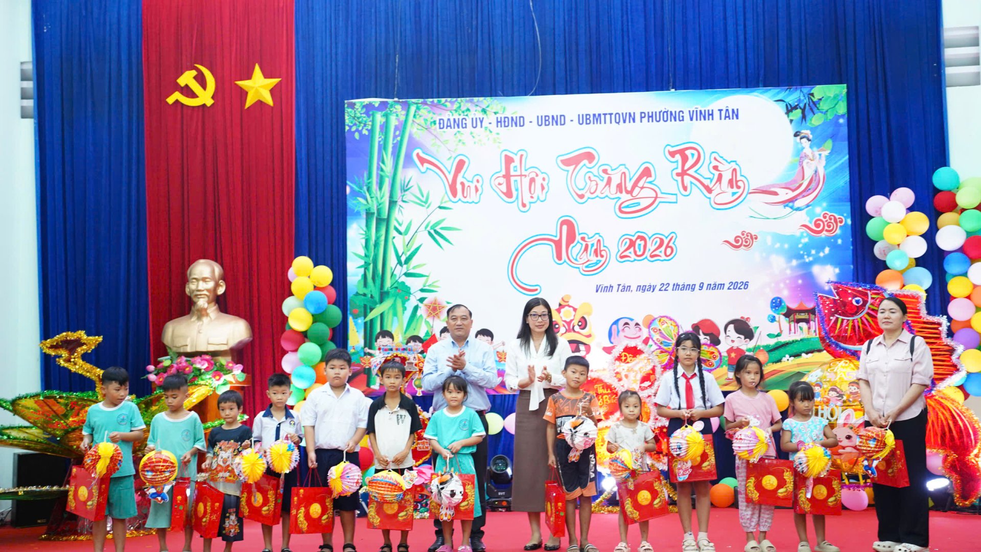PHƯỜNG VĨNH TÂN RỘN RÀNG “VUI HỘI TRĂNG RẰM” NĂM 2026