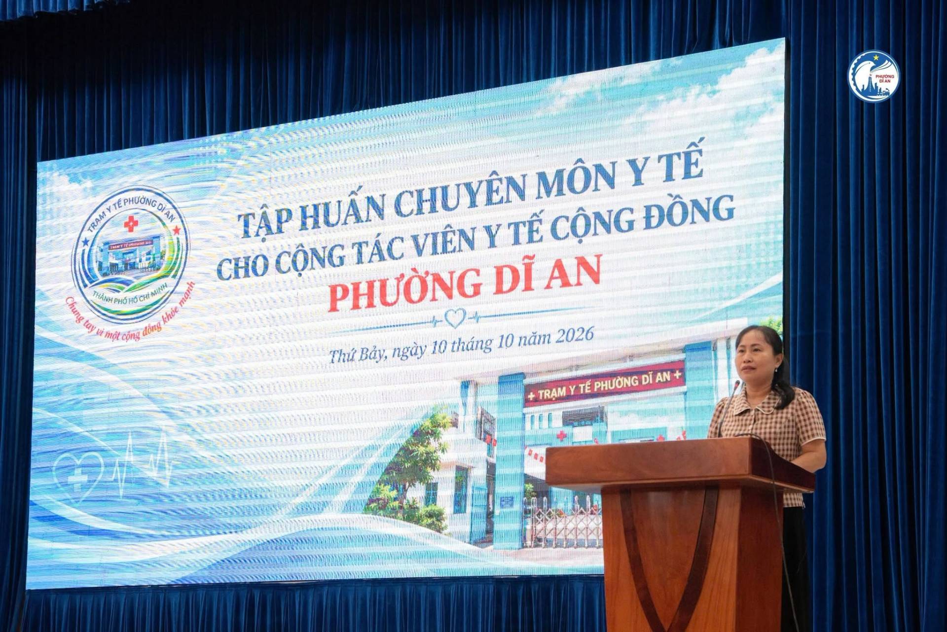 PHƯỜNG DĨ AN TẬP HUẤN CHO HƠN 400 CỘNG TÁC VIÊN SỨC KHỎE CỘNG ĐỒNG