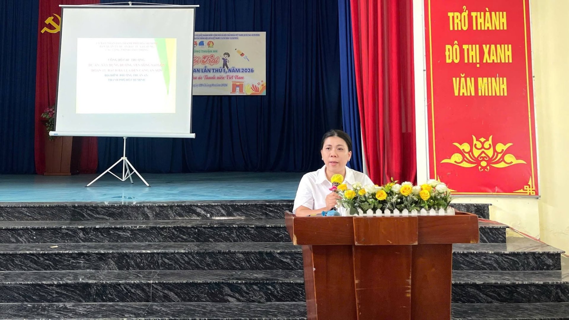 TỔ CHỨC HỌP DÂN CÔNG BỐ CHỦ TRƯƠNG DỰ ÁN GIẢI PHÓNG MẶT BẰNG TUYẾN ĐƯỜNG VEN SÔNG SÀI GÒN