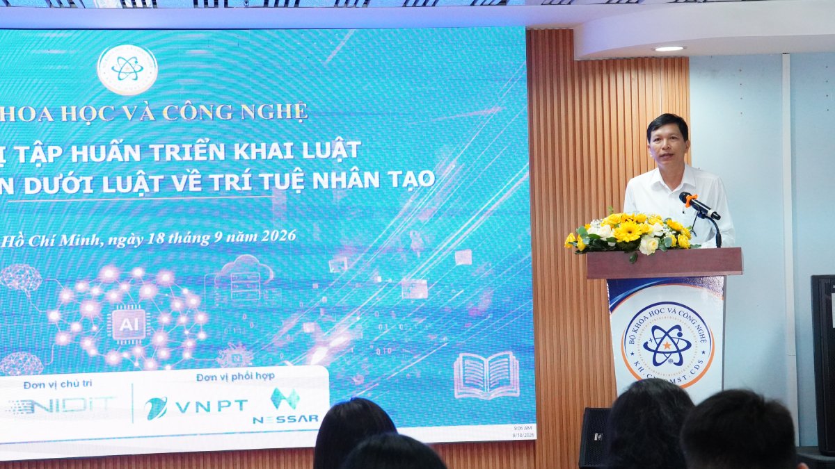 THÚC ĐẨY ỨNG DỤNG AI TỪ THỂ CHẾ, CHÍNH SÁCH ĐẾN HIỆU QUẢ THỰC CHẤT TẠI CƠ SỞ