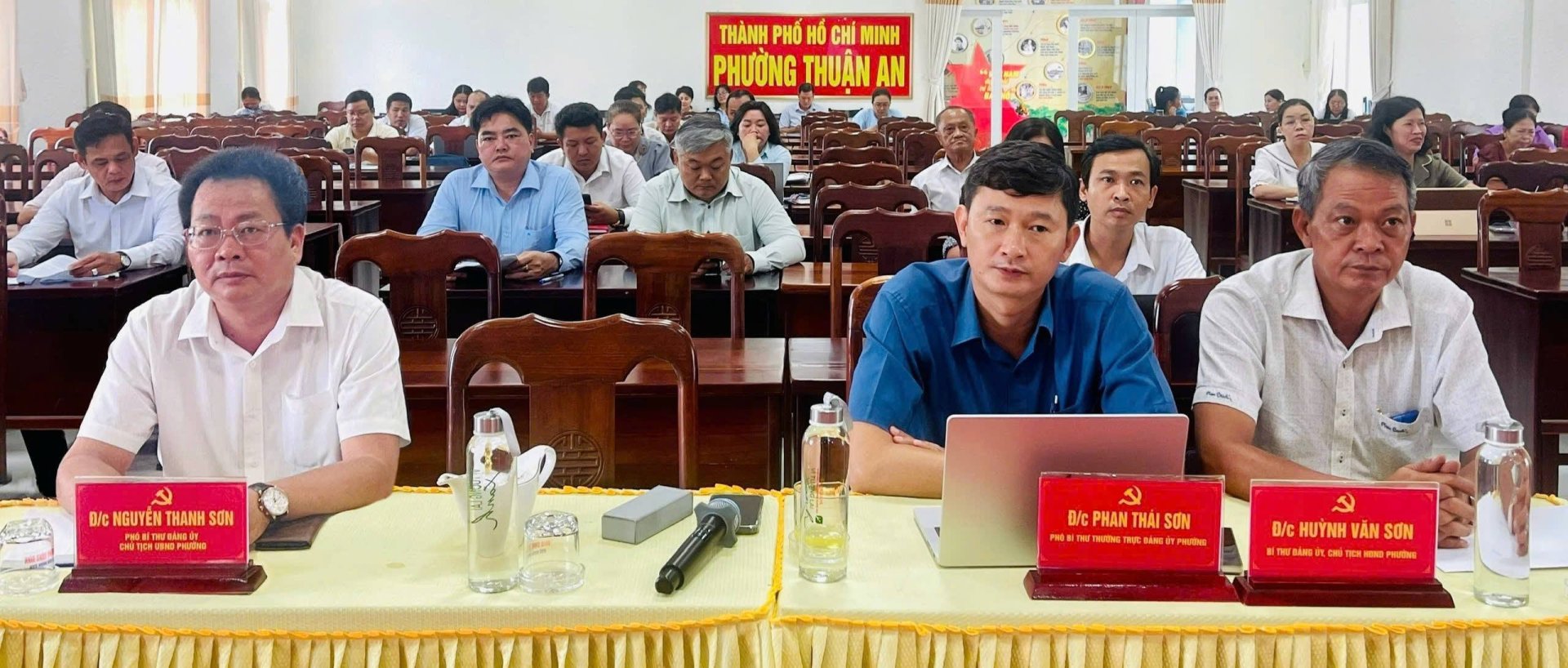 PHƯỜNG THUẬN AN THAM DỰ HỘI NGHỊ TRỰC TUYẾN THÔNG TIN THỜI SỰ 6 THÁNG ĐẦU NĂM 2026