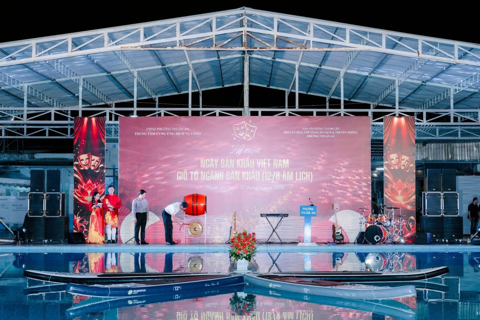 PHƯỜNG THUẬN AN TỔ CHỨC LỄ GIỖ TỔ SÂN KHẤU VÀ KỶ NIỆM NGÀY SÂN KHẤU VIỆT NAM 2026