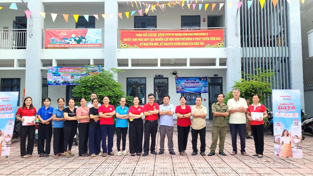 KHU PHỐ ĐÔNG B ĐƯA TIỆN ÍCH SỐ ĐẾN GẦN HƠN VỚI NGƯỜI DÂN