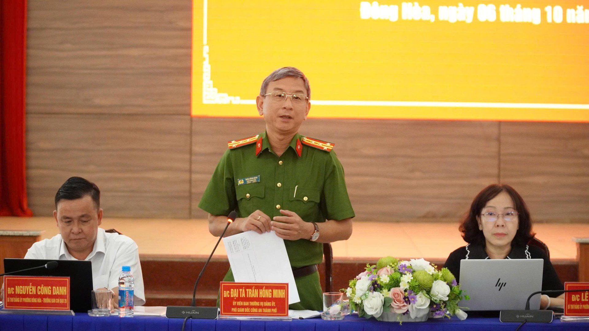 TỔ CÔNG TÁC SỐ 7- BCĐ 26 TP HỒ CHÍ MINH LÀM VIỆC VỚI PHƯỜNG ĐÔNG HÒA, TÂN ĐÔNG HIỆP VỀ  CÔNG TÁC PHÒNG, CHỐNG MA TÚY.
