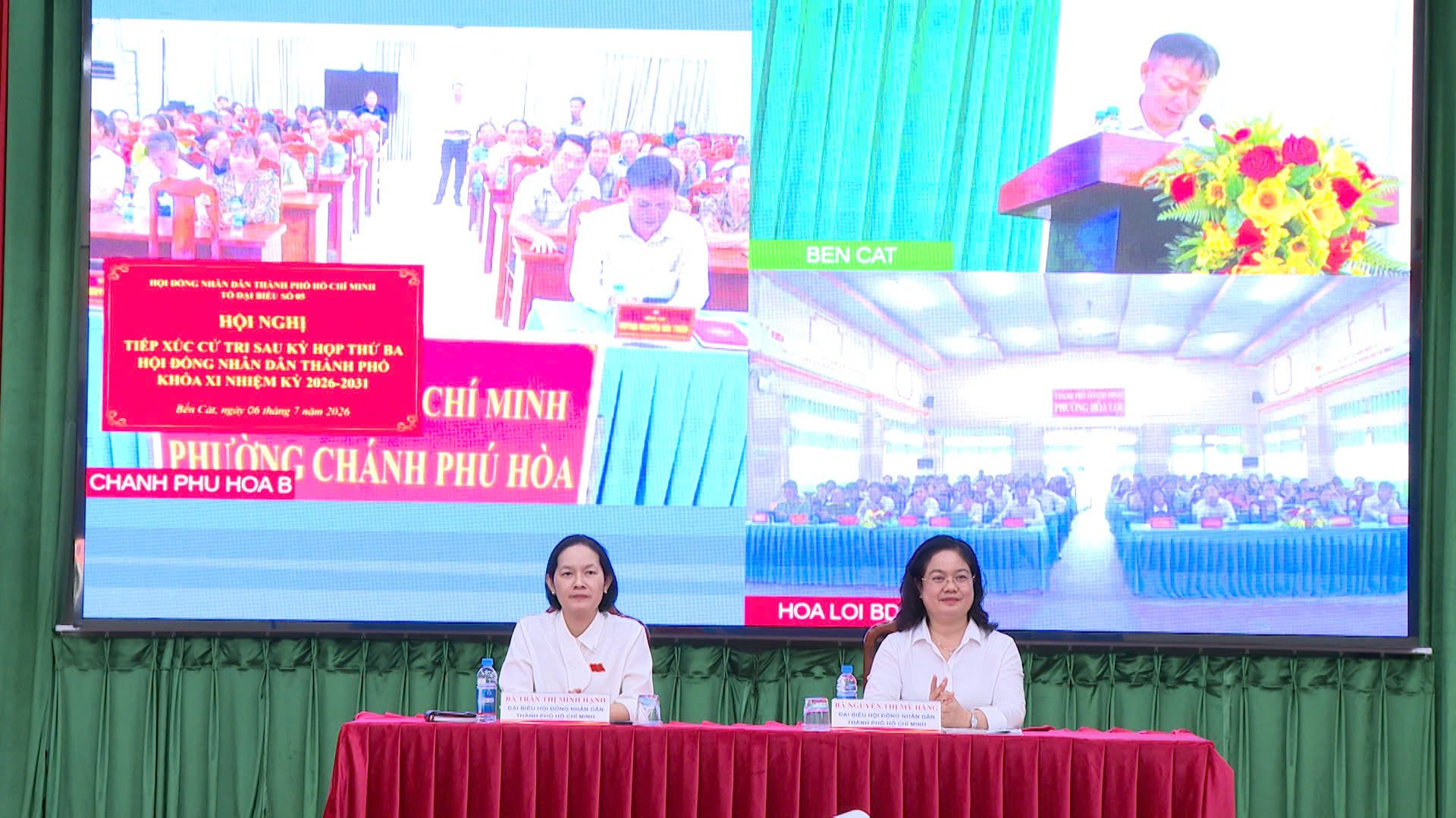 Tổ đại biểu số 5 HĐND Thành phố tiếp xúc cử tri tại phường Bến Cát