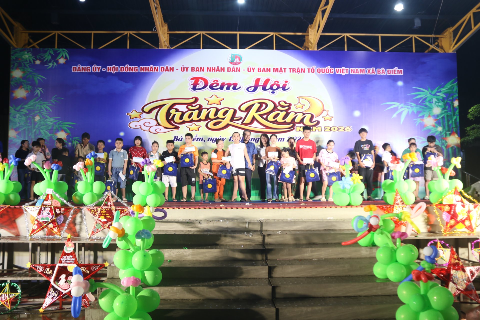 ĐẢNG ỦY - HĐND - UBND - ỦY BAN MTTQ VIỆT NAM XÃ BÀ ĐIỂM TỔ CHỨC CHƯƠNG TRÌNH “ĐÊM HỘI TRĂNG RẰM” NĂM 2026
