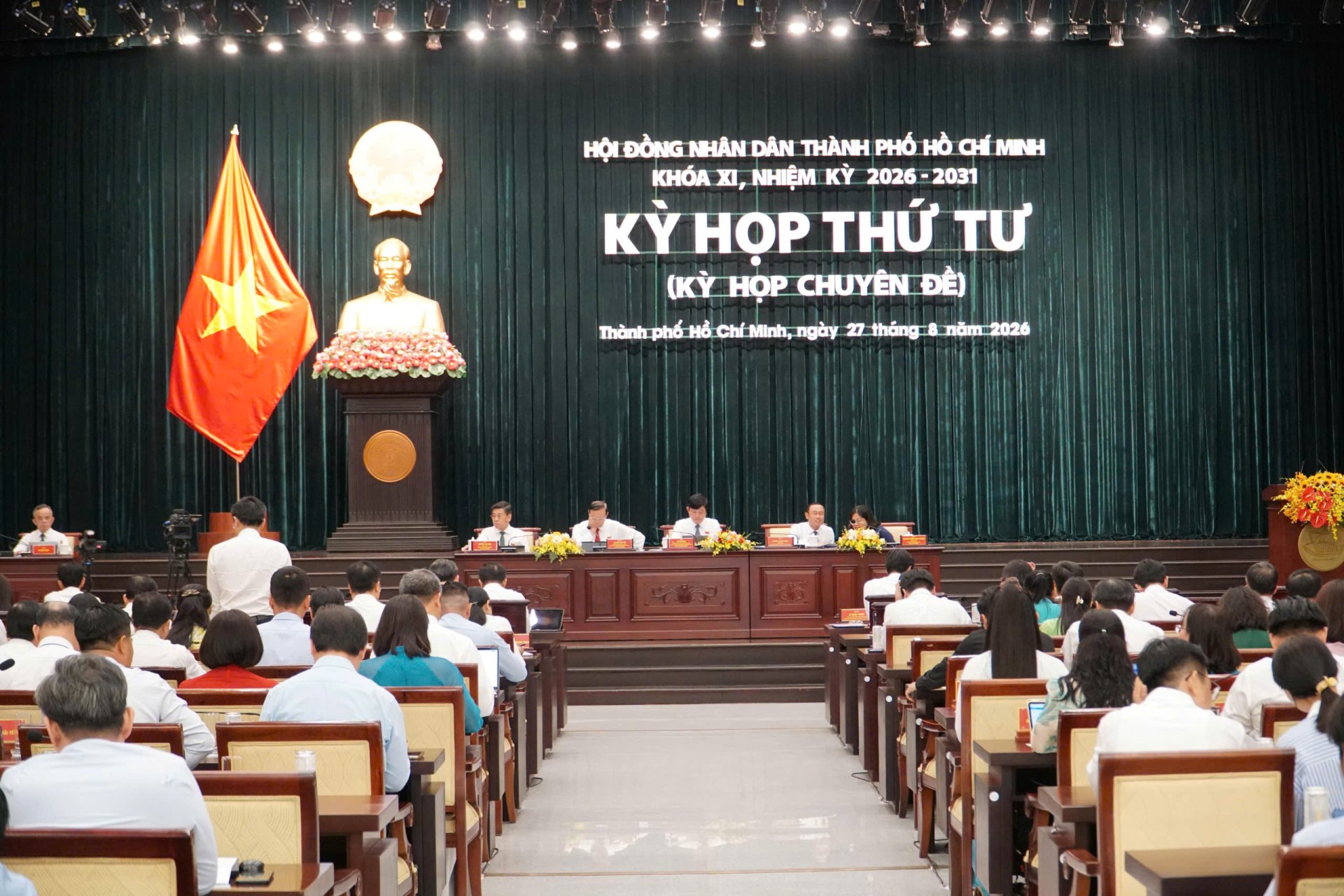 Hội đồng nhân dân (HĐND) Thành phố Hồ Chí Minh khóa XI, nhiệm kỳ 2026-2031 thông qua 42 nghị quyết quan trọng