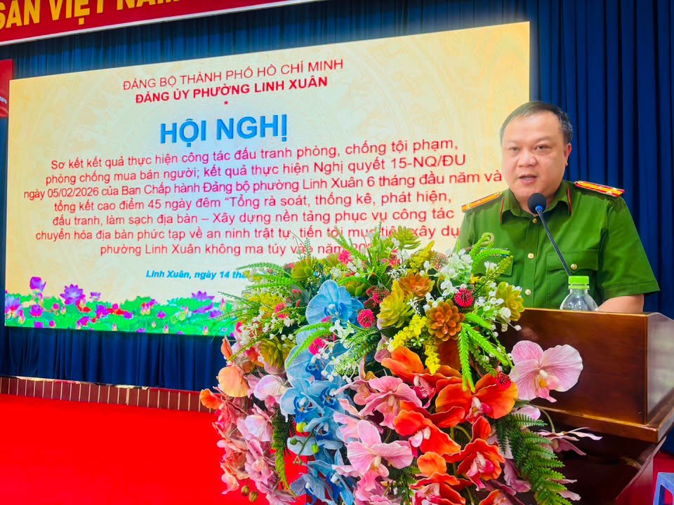 HỘI NGHỊ SƠ KẾT CÔNG TÁC PHÒNG, CHỐNG TỘI PHẠM 6 THÁNG ĐẦU NĂM VÀ TỔNG KẾT CAO ĐIỂM 45 NGÀY ĐÊM "LÀM SẠCH ĐỊA BÀN"