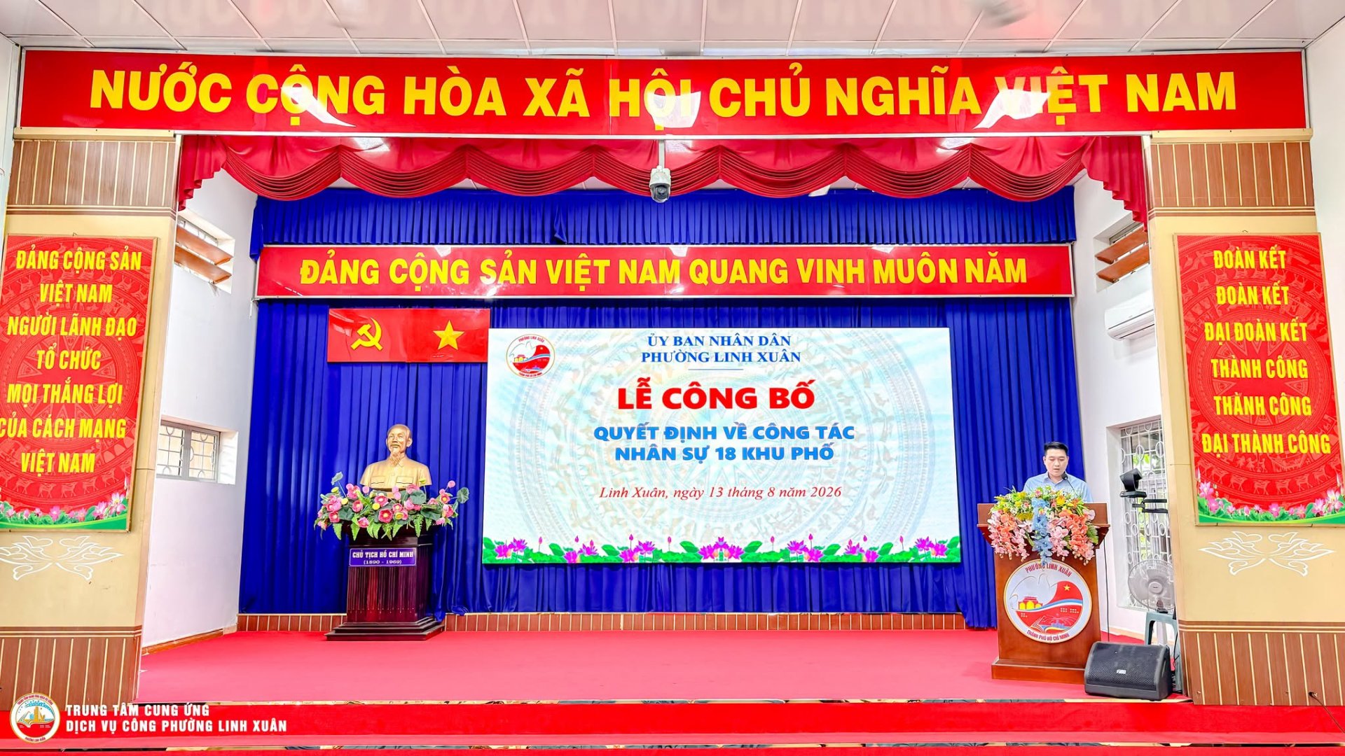 CÔNG BỐ CÁC QUYẾT ĐỊNH VỀ CÔNG TÁC NHÂN SỰ 18 KHU PHỐ