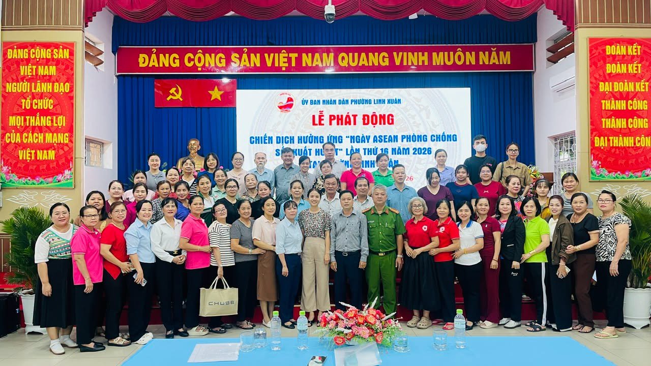 PHÁT ĐỘNG HƯỞNG ỨNG "NGÀY ASEAN PHÒNG, CHỐNG SỐT XUẤT HUYẾT" LẦN THỨ 16 NĂM 2026