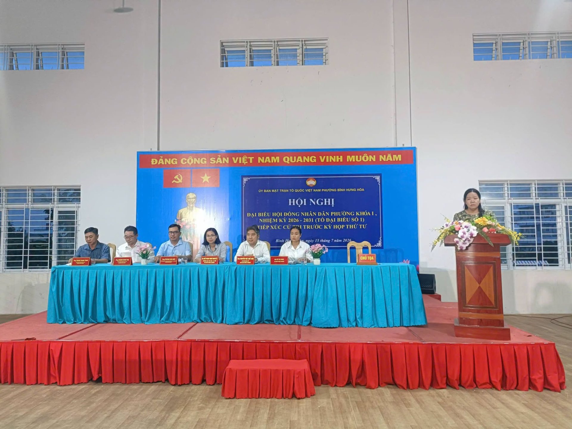 HỘI NGHỊ TIẾP XÚC CỬ TRI TRƯỚC KỲ HỌP THỨ 4 HỘI ĐỒNG NHÂN DÂN PHƯỜNG KHÓA I, NHIỆM KỲ 2026 - 2031 CỦA TỔ ĐẠI BIỂU SỐ 1