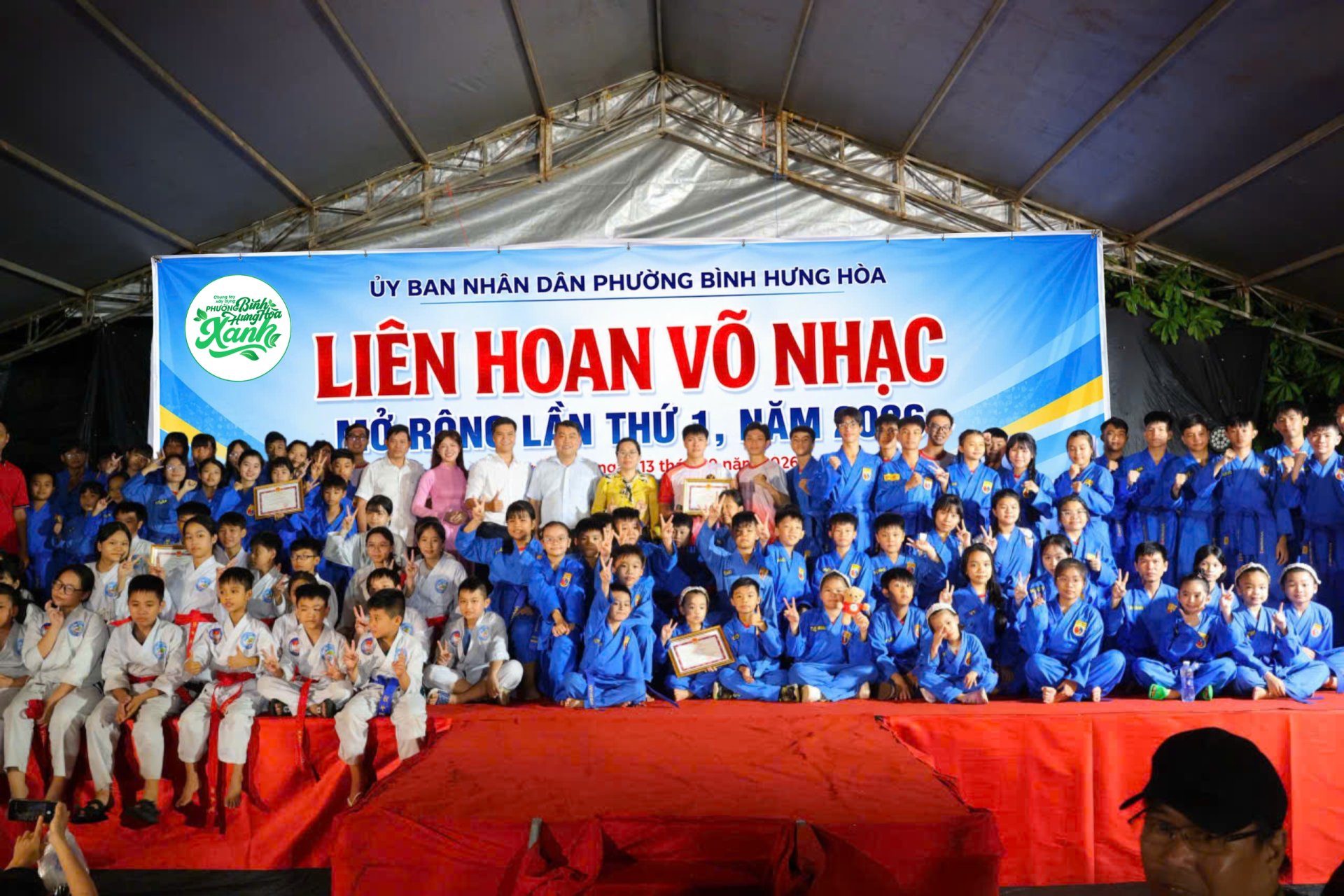 PHƯỜNG BÌNH HƯNG HÒA TỔ CHỨC LIÊN HOAN VÕ NHẠC MỞ RỘNG, LẦN 1 NĂM 2026 TẠI CÔNG VIÊN GIA PHÚ