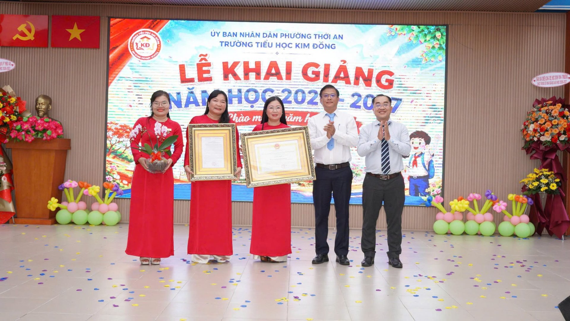 🎉🎉🎉 PHƯỜNG THỚI AN TƯNG BỪNG BƯỚC VÀO  NĂM HỌC MỚI 2026–2027 💐💐💐