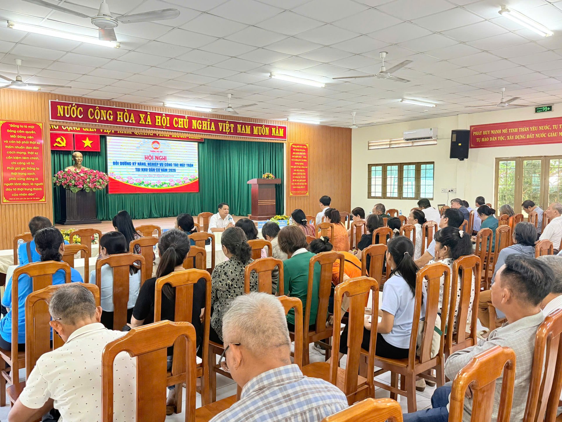 HỘI NGHỊ BỒI DƯỠNG KỸ NĂNG, NGHIỆP VỤ CÔNG TÁC MẶT TRẬN TẠI KHU DÂN CƯ NĂM 2026