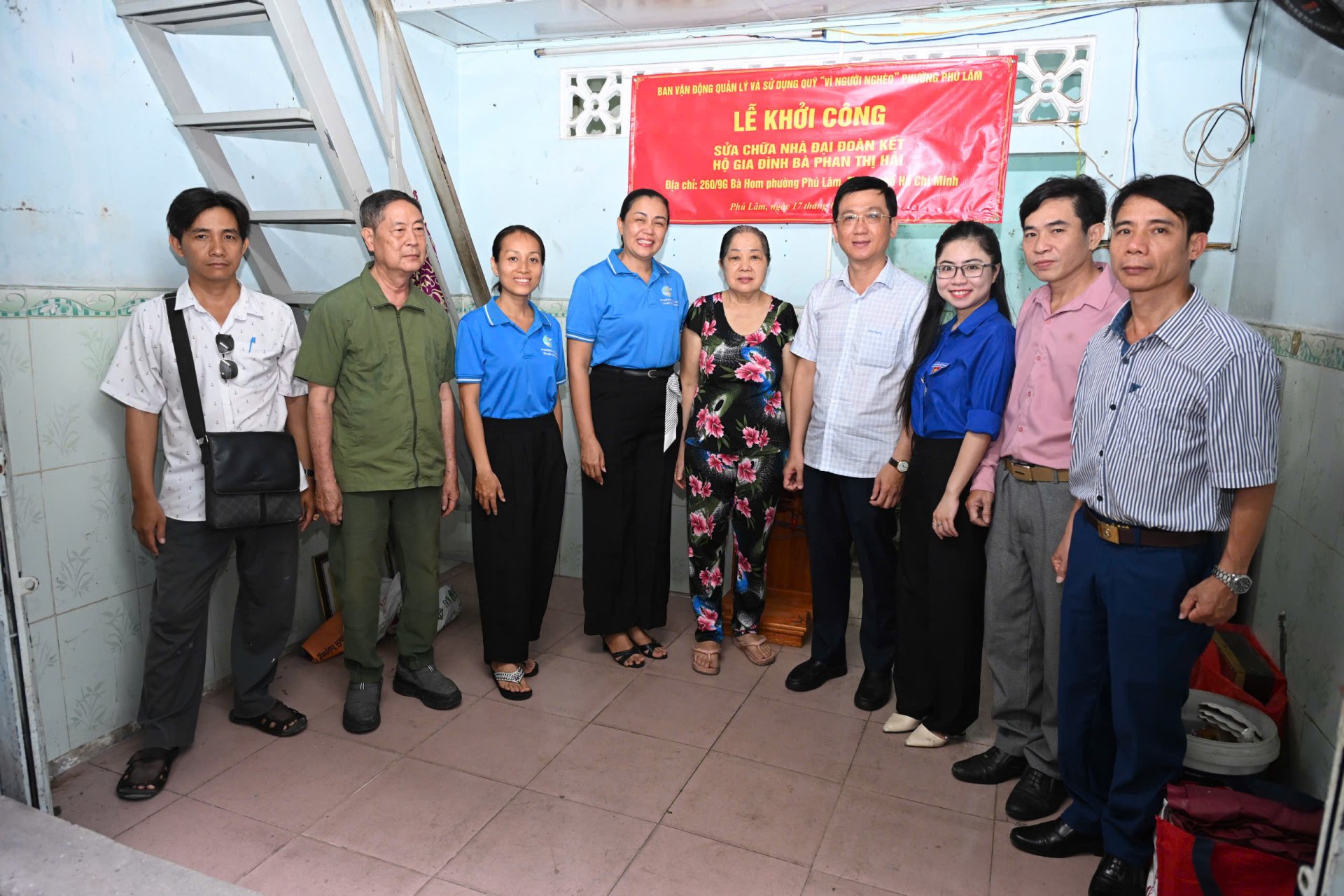 KHỞI CÔNG SỬA CHỮA NHÀ "ĐẠI ĐOÀN KẾT" - ẤM ÁP NGHĨA TÌNH