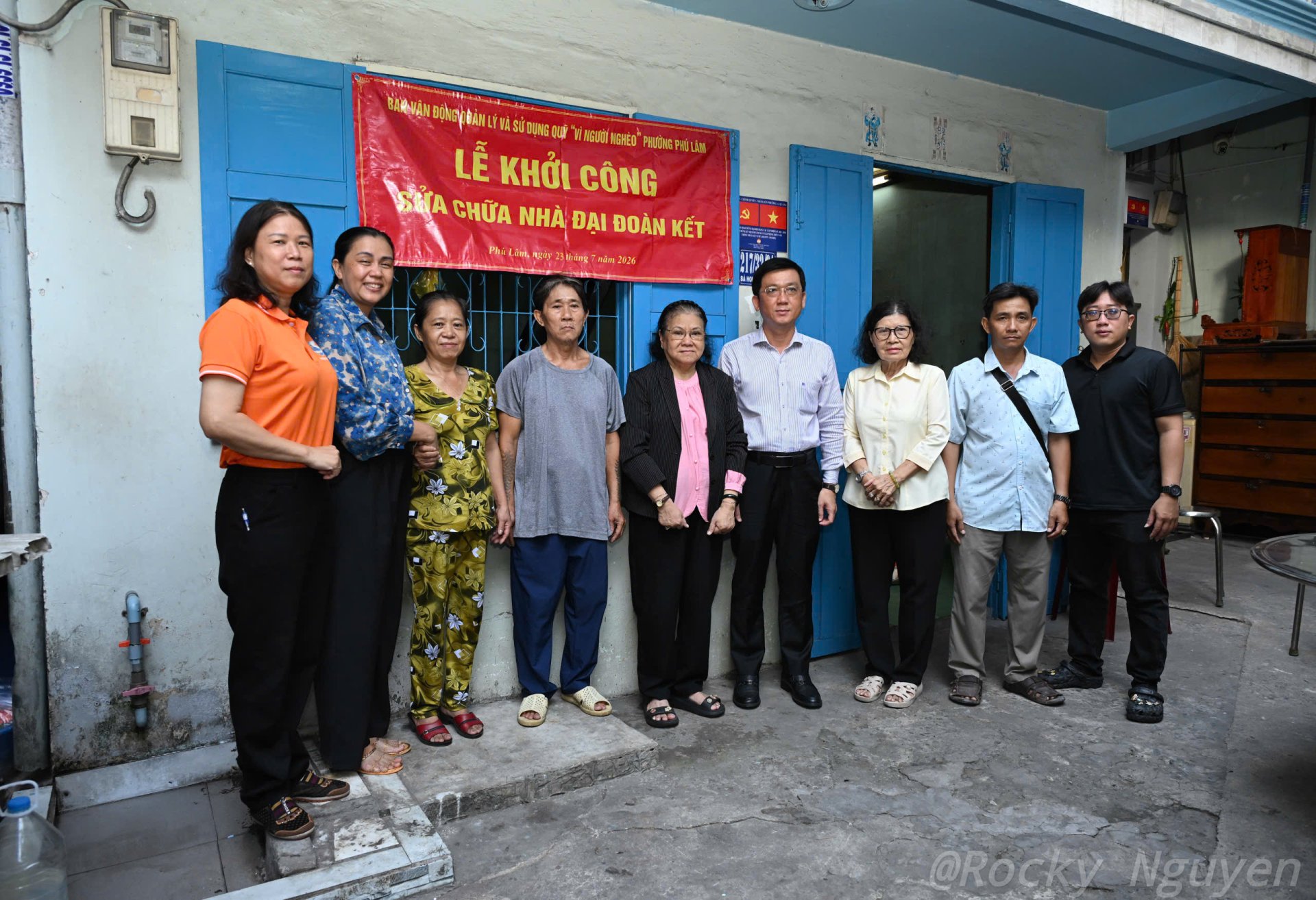 KHỞI CÔNG SỬA CHỮA NHÀ ĐẠI ĐOÀN KẾT – GỬI TRAO MÁI ẤM, GẮN KẾT YÊU THƯƠNG