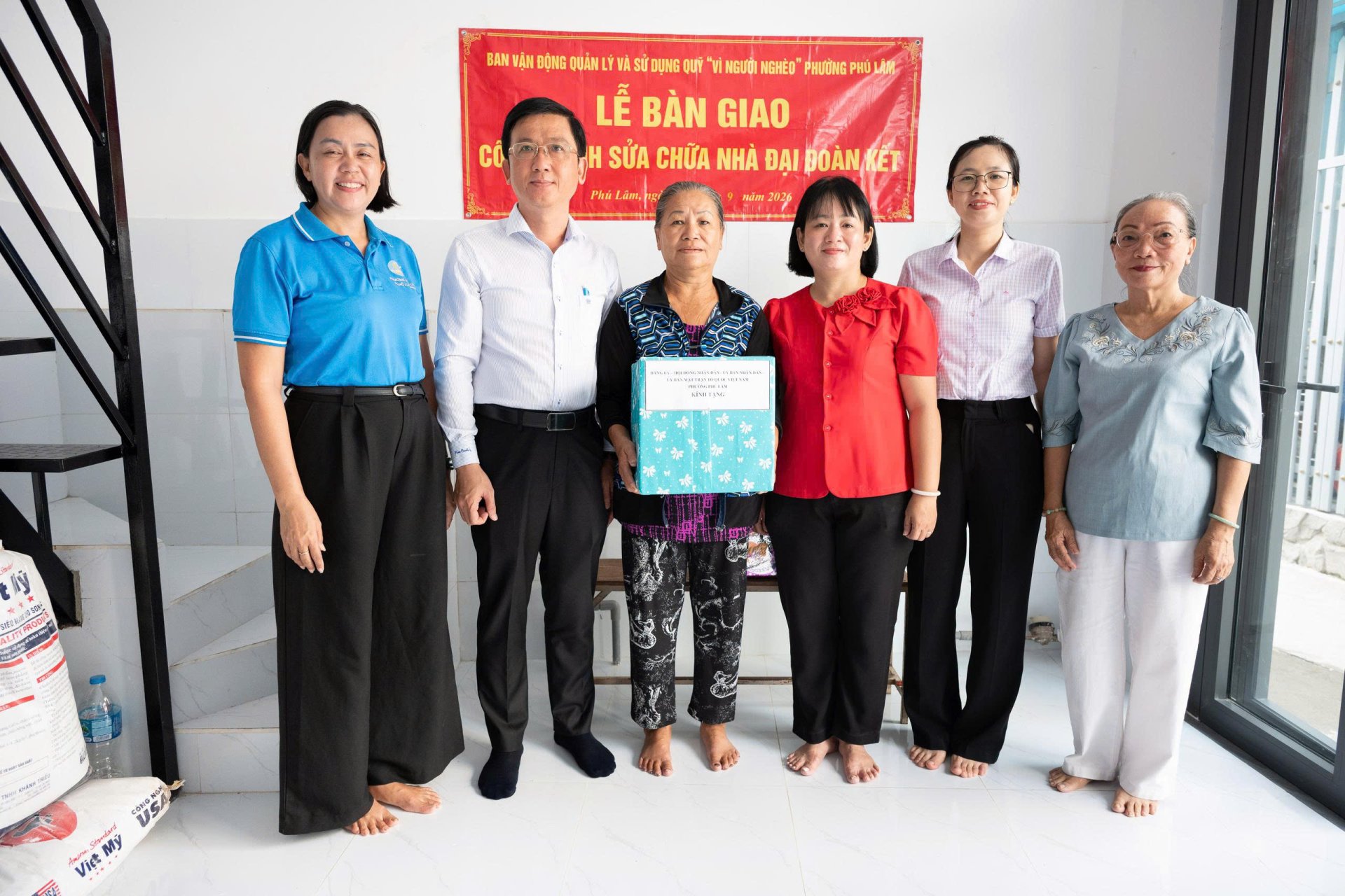BÀN GIAO CÔNG TRÌNH SỬA CHỮA NHÀ ĐẠI ĐOÀN KẾT