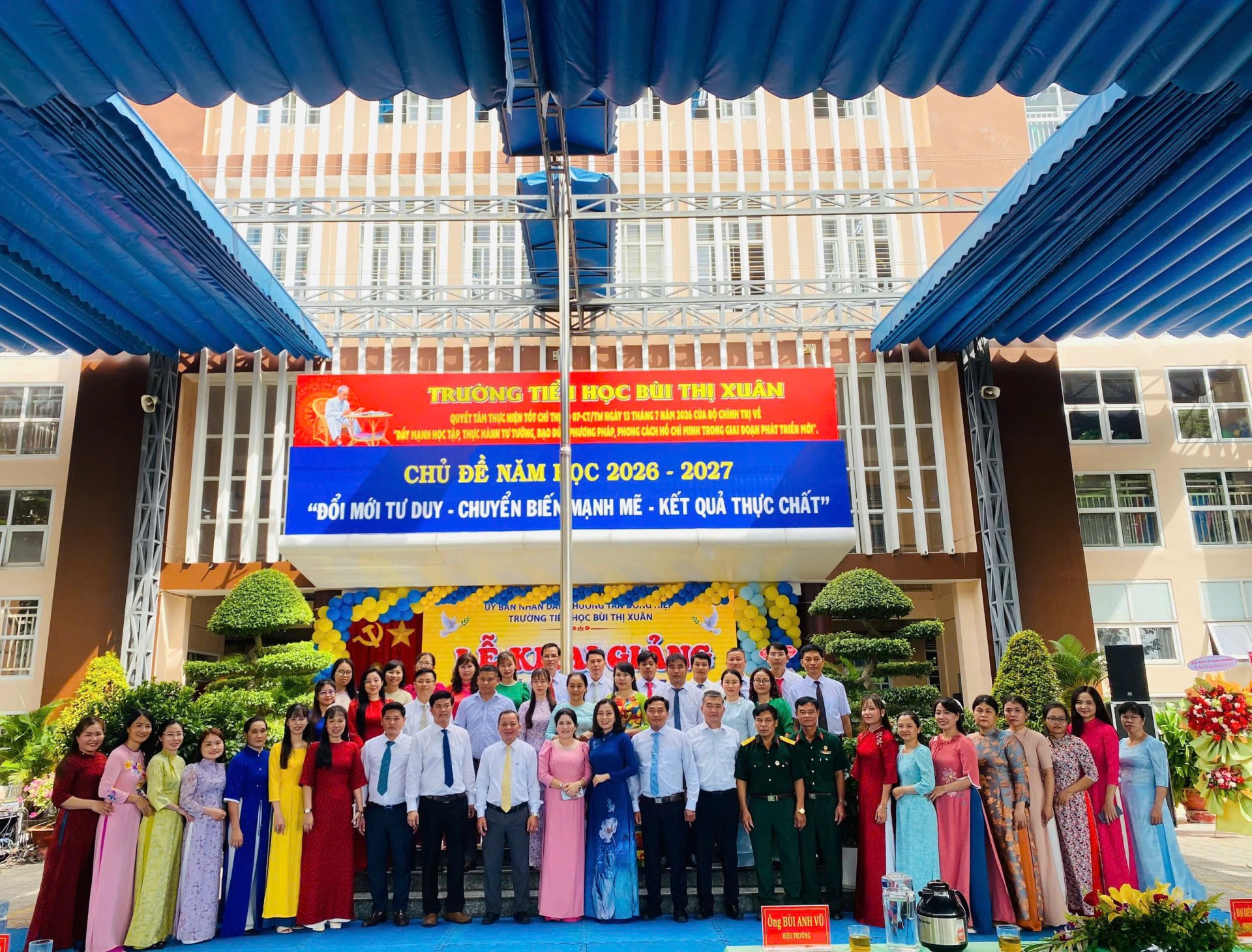 PHƯỜNG TÂN ĐÔNG HIỆP: ĐỒNG LOẠT KHAI GIẢNG NĂM HỌC 2026–2027