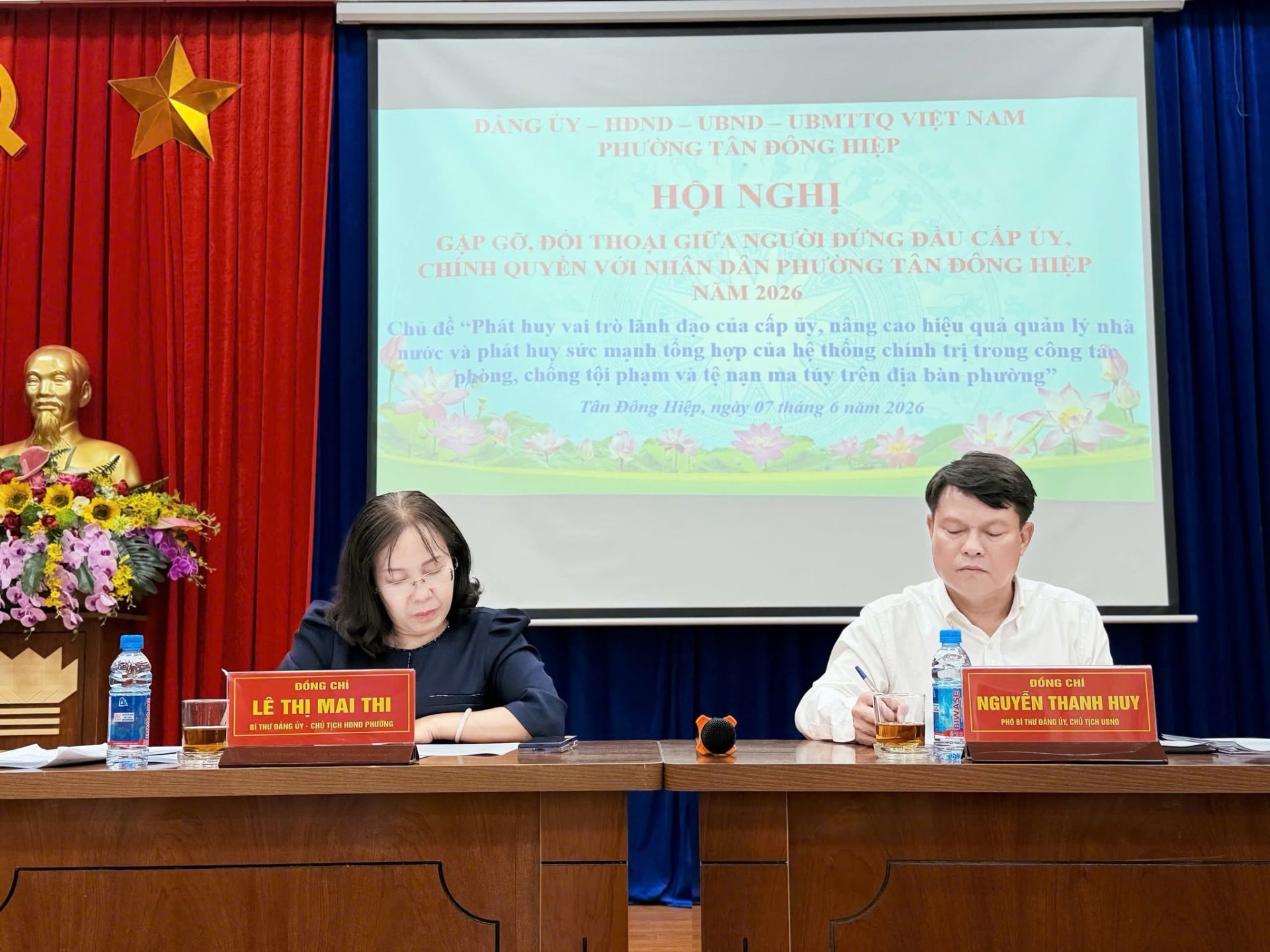 Tổ chức hội nghị gặp gỡ, đối thoại giữa người đứng đầu cấp ủy, chính quyền với nhân dân năm 2026