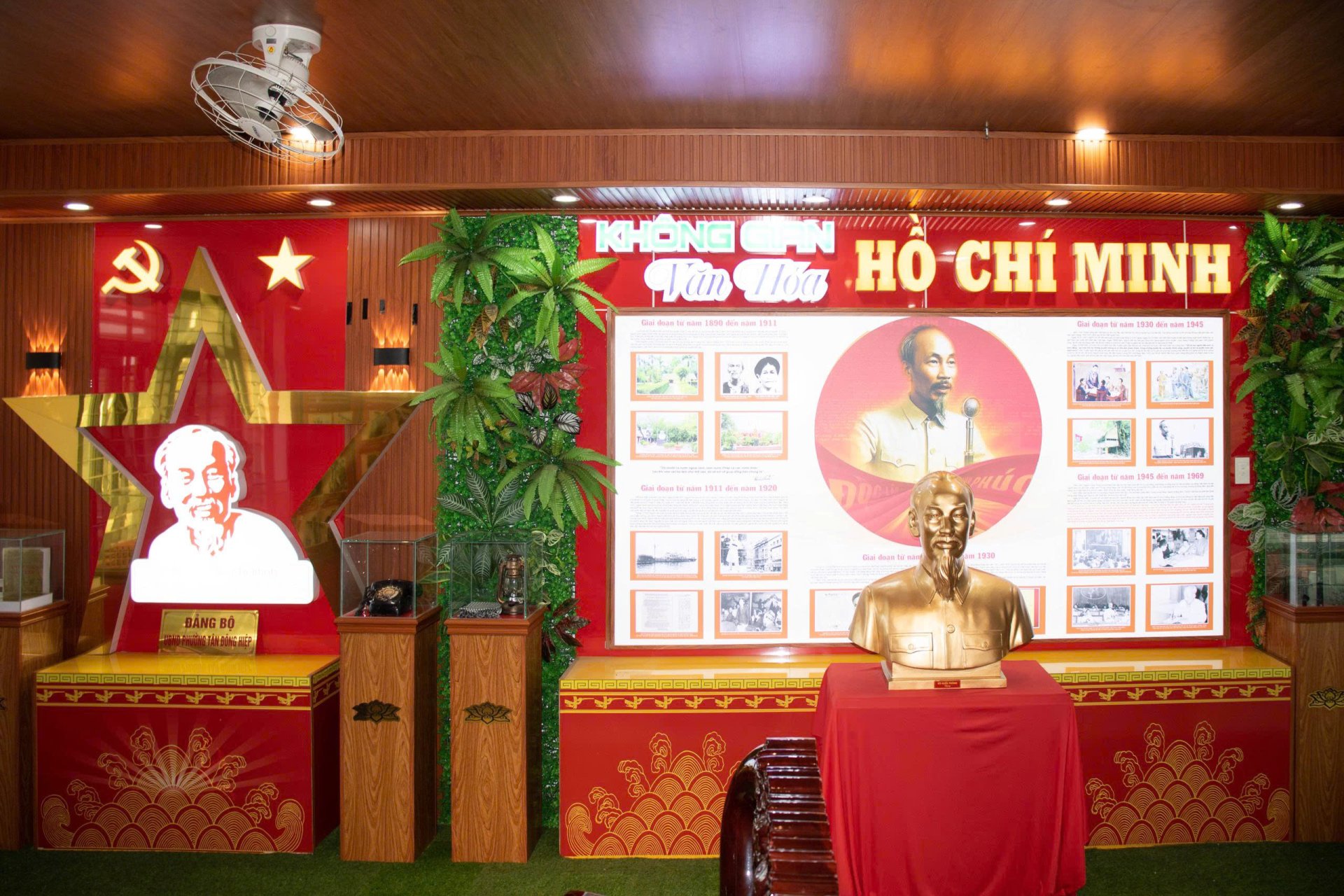 Đảng bộ UBND phường Tân Đông Hiệp với  KHÔNG GIAN VĂN HÓA HỒ CHÍ MINH