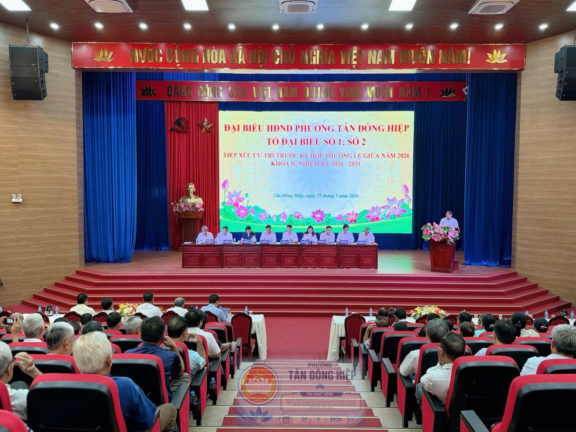 Tổ đại biểu số 01, 02 tiếp xúc cử tri trước kỳ họp thường lệ giữa năm 2026 của HĐND phường khóa II, nhiệm kỳ 2026 - 2031