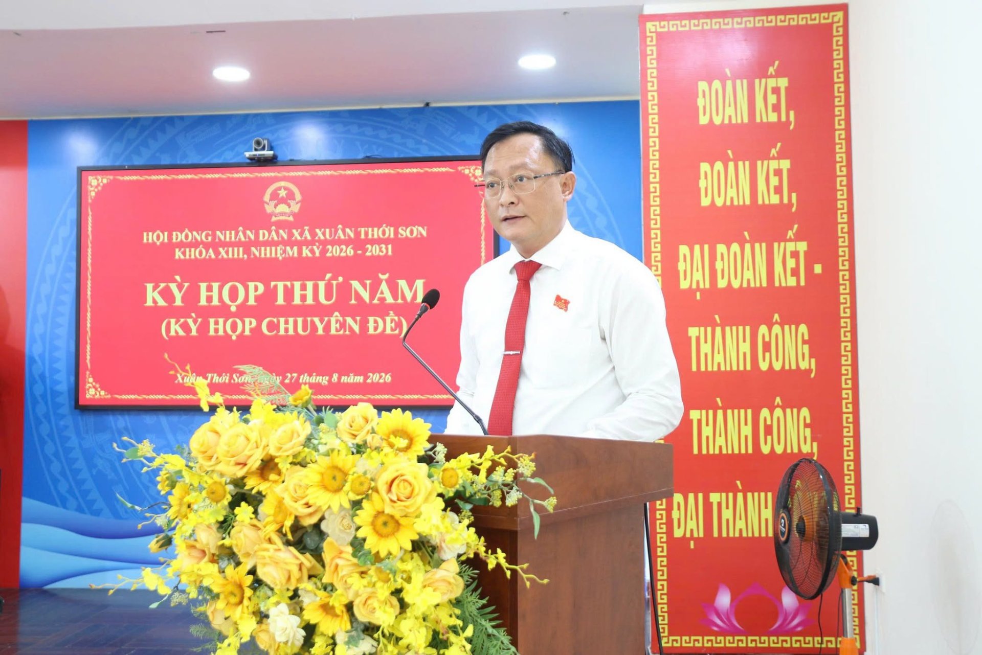 XÃ XUÂN THỚI SƠN KỲ HỌP THỨ NĂM HỘI ĐỒNG NHÂN DÂN XÃ XUÂN THỚI SƠN KHOÁ XIII, NHIỆM KỲ 2026 – 2031