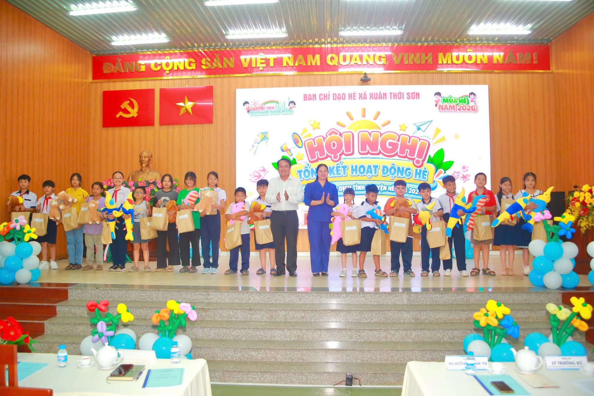 HỘI NGHỊ TỔNG KẾT CÔNG TÁC HÈ VÀ CÁC CHIẾN DỊCH TÌNH NGUYỆN HÈ NĂM 2026
