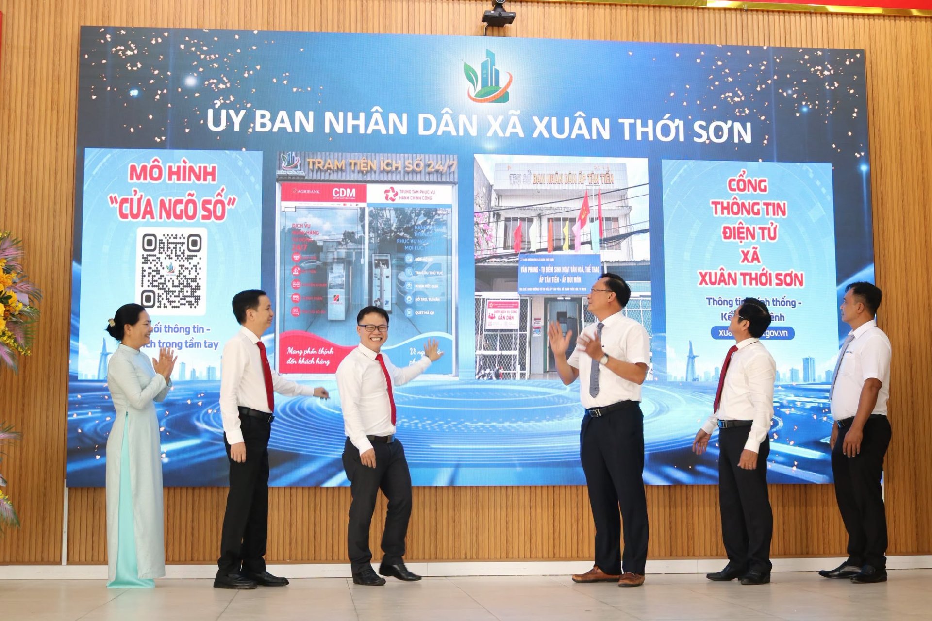 XÃ XUÂN THỚI SƠN LỄ RA MẮT CÁC MÔ HÌNH CHUYỂN ĐỔI SỐ TRÊN ĐỊA BÀN XÃ NĂM 2026