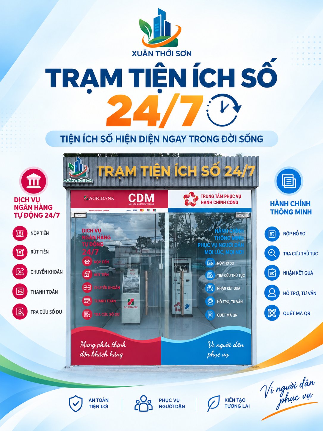 TRẠM TIỆN ÍCH SỐ 24/7 – TIỆN ÍCH SỐ HIỆN DIỆN NGAY TRONG ĐỜI SỐNG
